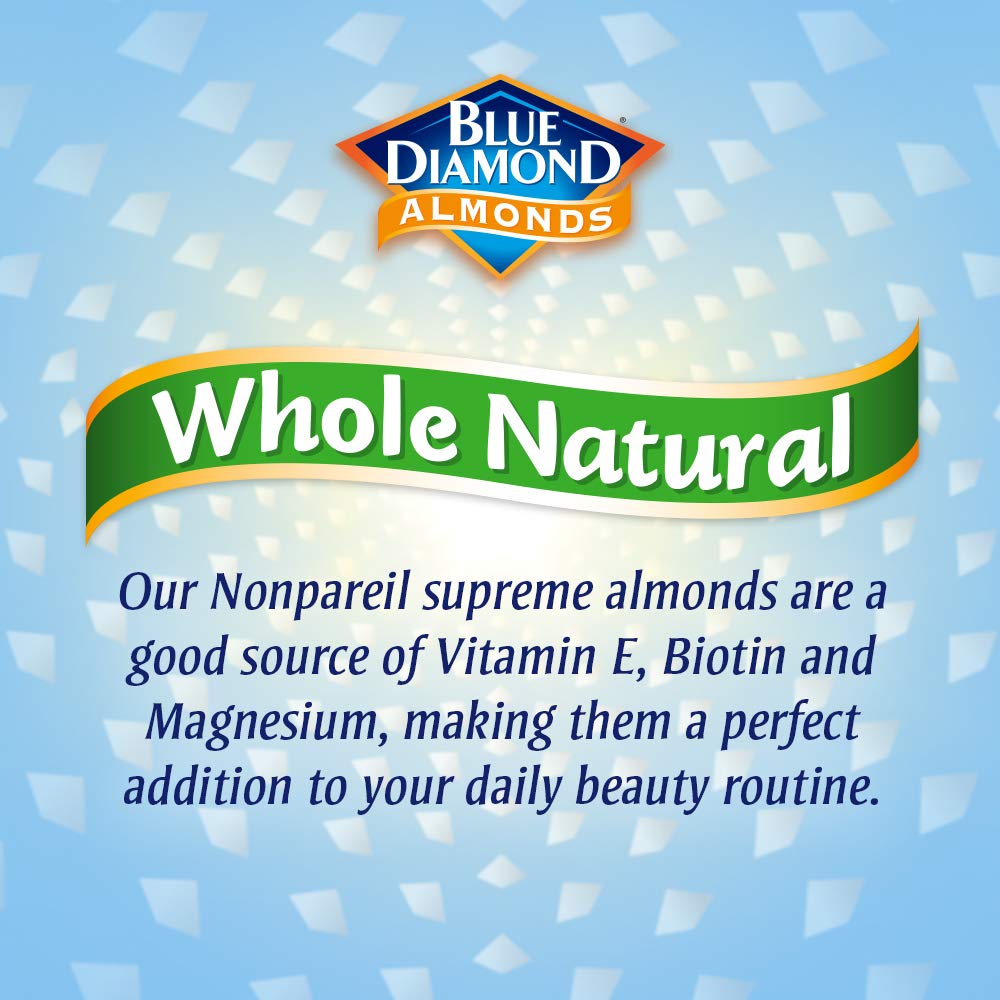 Blue Diamond Almonds 100-calorie pack close-up highlighting portion control for mindful snacking.