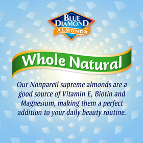 Blue Diamond Almonds 100-calorie pack close-up highlighting portion control for mindful snacking.
