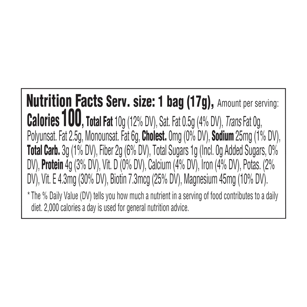 Blue Diamond Almonds 0.6 oz single-serve pack showcases a controlled portion.