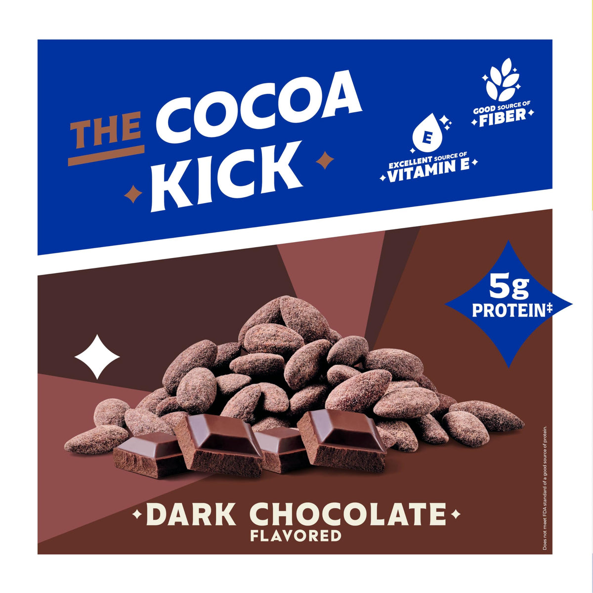 Blue Diamond Dark Chocolate almonds for travel and office snacking