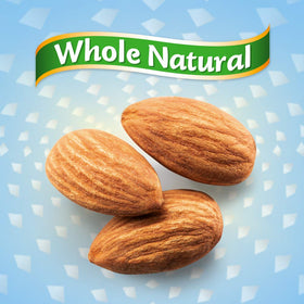 Blue Diamond Almonds gluten-free packaging closeup signaling versatile snack option.