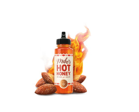 Blue Diamond label highlighting Mike’s Hot Honey collaboration