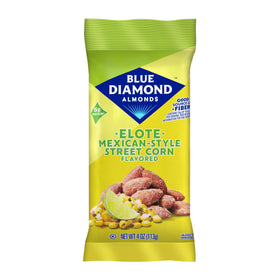 Blue Diamond Elote Almonds pack of eight bags, ideal for sharing.