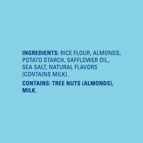 Blue Diamond Almonds Nut Thins sea salt cracker closeup, crisp texture for dips.