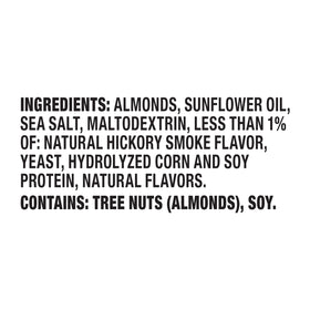 Blue Diamond Smokehouse Almonds on travel table for road trips.