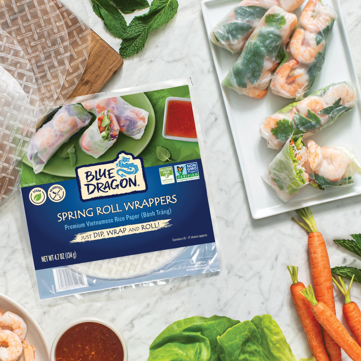 Filled with vegetables and herbs for a light, customizable lunch.