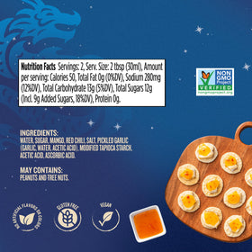Blue Dragon mango chili dip setup ideal for quick snacks and lunches