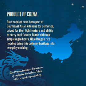 Blue Dragon Rice Noodles Nest for Easy Portion Control.