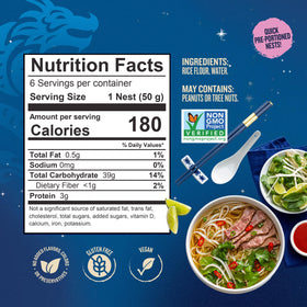 Blue Dragon Rice Noodles Stir-Fry Ready for flavorful dishes.