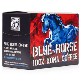 Blue Horse pods offer easy single-serve brewing for mornings.