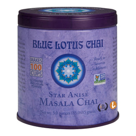 Blue Lotus Chai star anise masala image showcases quick, authentic flavor.