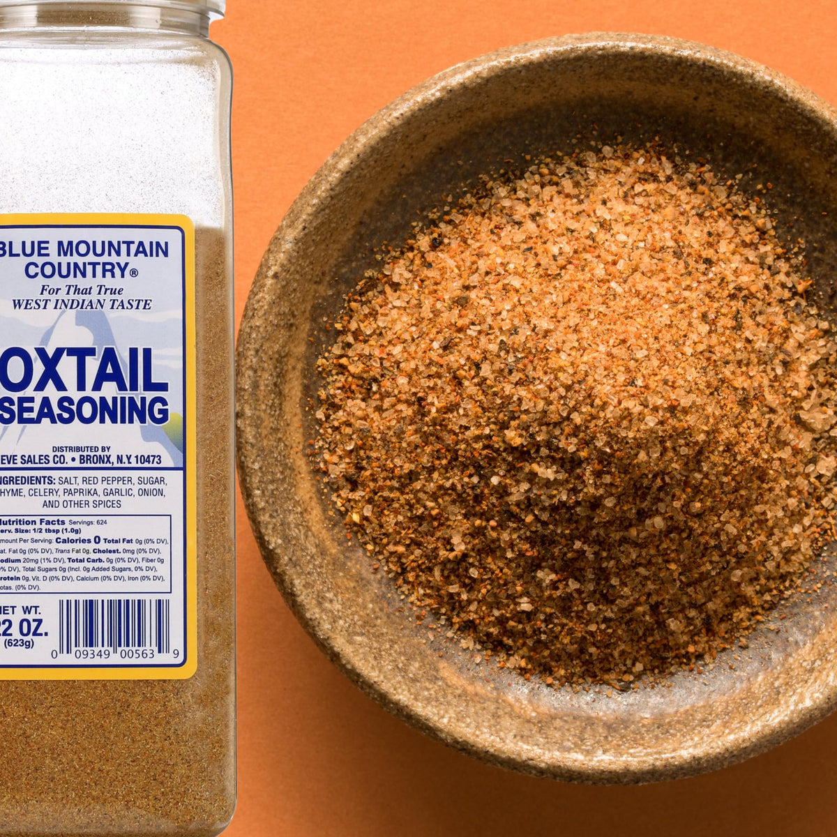 Blue Mountain Oxtail Seasoning in cooking bowl captures aroma during simmering.