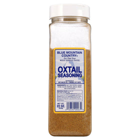 Blue Mountain Oxtail Seasoning jar front view, ideal for rich braises.