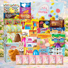 BLUE RIBBON seasonal treats display inviting holiday snacking.