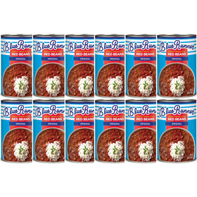 Blue Runner Creole Cream Style Red Beans pack-12 ready for quick weeknight meals.