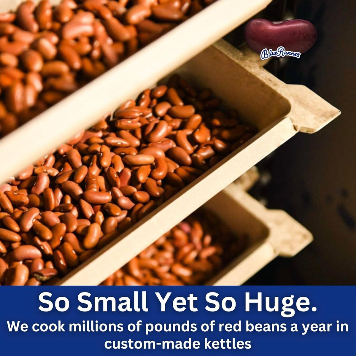 Blue Runner Spicy Creole Red Beans ingredients listed for simple meals