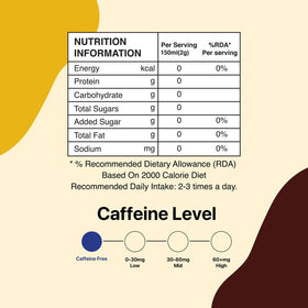 Blue Tea caffeine-free blend offers a relaxing, anytime cup.