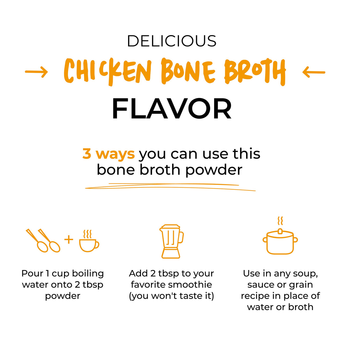 Bluebird Provisions 12 g collagen protein per cup highlight