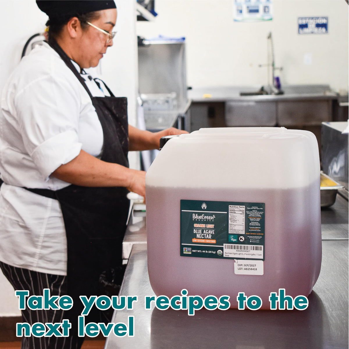 BLUEGREEN kitchen bulk use in cafes for easy large-batch sweetness.
