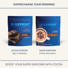 Blueprint Bryan Johnson Cocoa Powder adds deep flavor to desserts and recipes