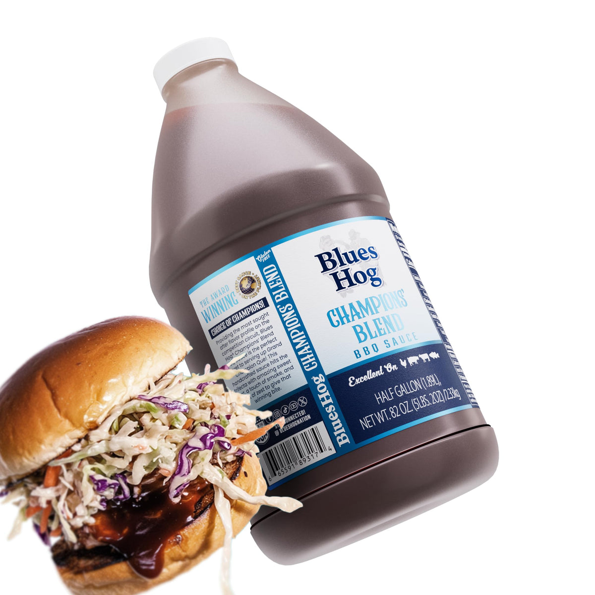 Blues Hog Champions' Blend glaze on steak and chops adds depth and gloss