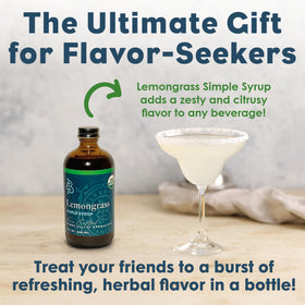 Bluestem Lemongrass Syrup tea and lemonade pairing.