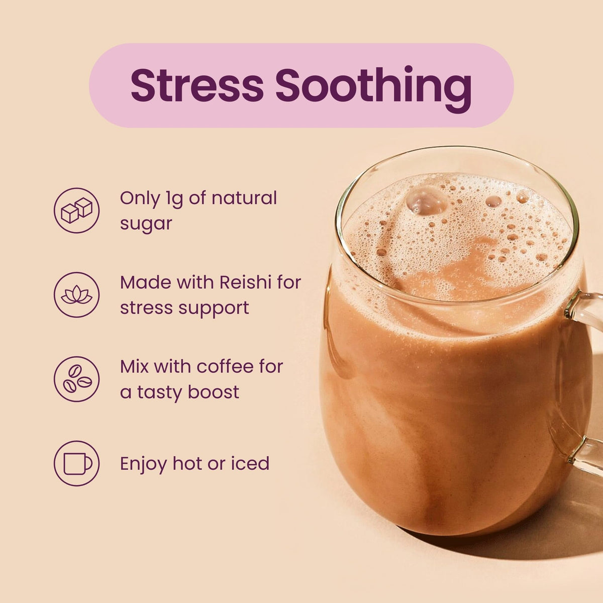 Blume superfood latte pack, convenient for a quick brain-supporting treat.