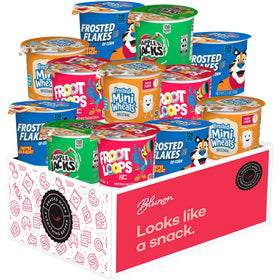 Blunon Cereal Cups mini-wheats serving with wholesome crunch and fiber.