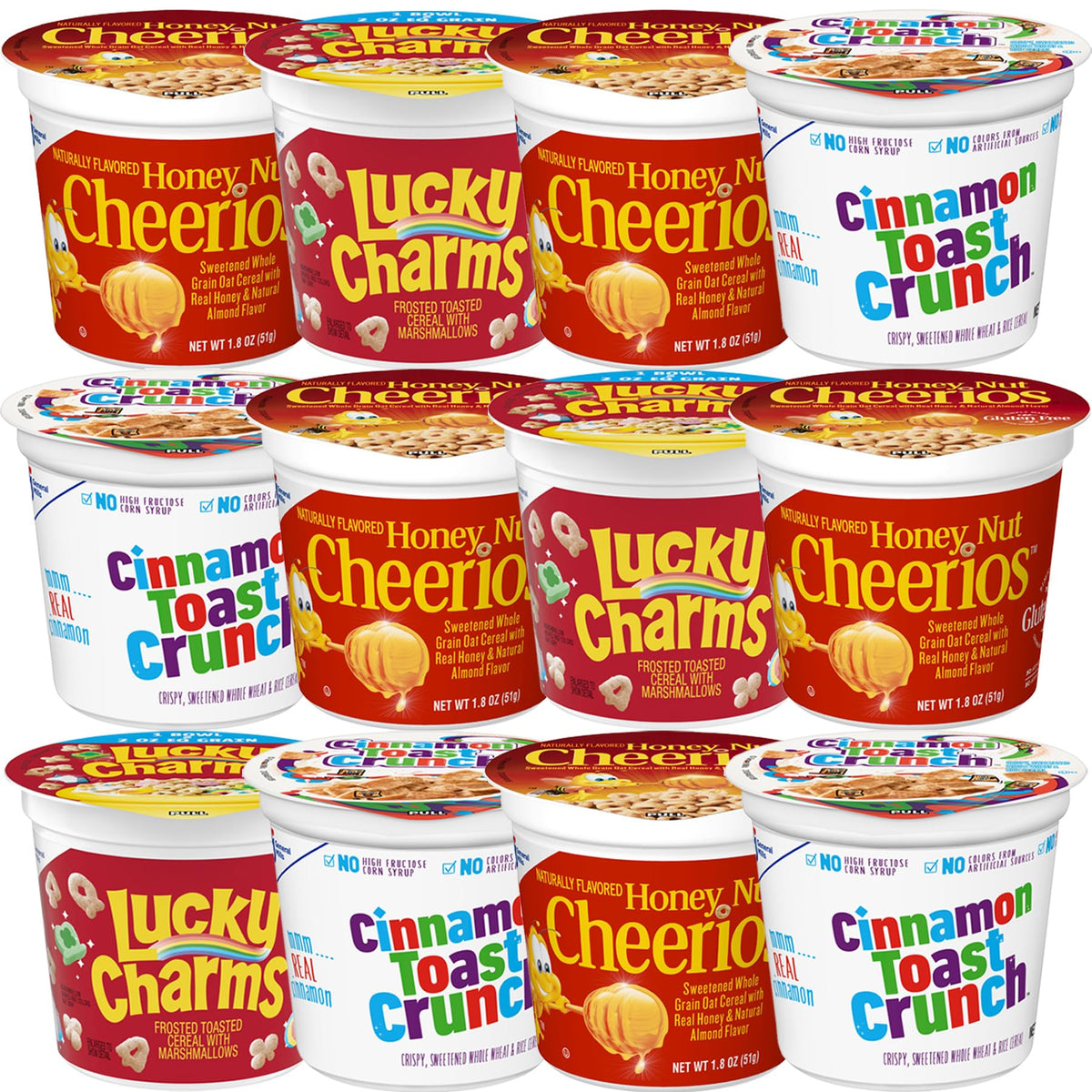 Blunon Cereal Cups on-the-go use in car or lunchbox