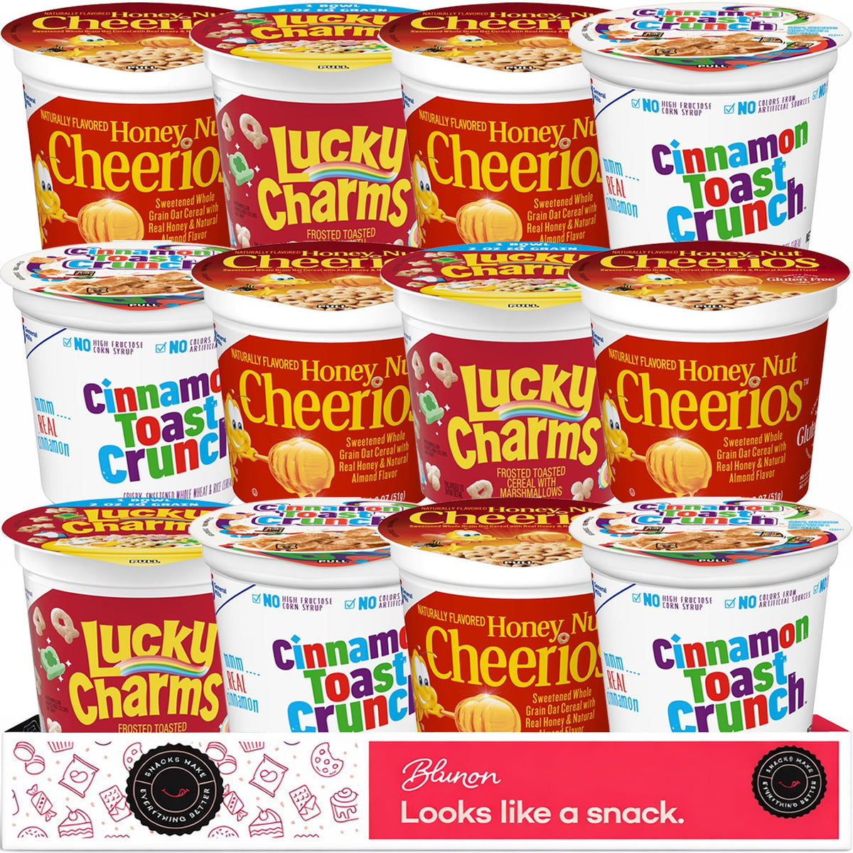 Blunon Cereal Cups single-serve packaging for easy on-the-go mornings