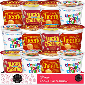 Blunon Cereal Cups single-serve packaging for easy on-the-go mornings