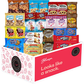 Blunon gift-ready cookies box featuring assorted flavors for gatherings and office sharing.
