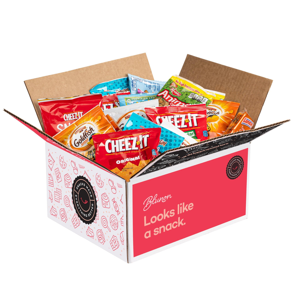 Blunon crackers pantry display, a versatile snack staple for everyday.