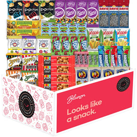 Blunon Gluten Free Snacks Variety Pack assortment presents 50 tasty options for quick snacking.
