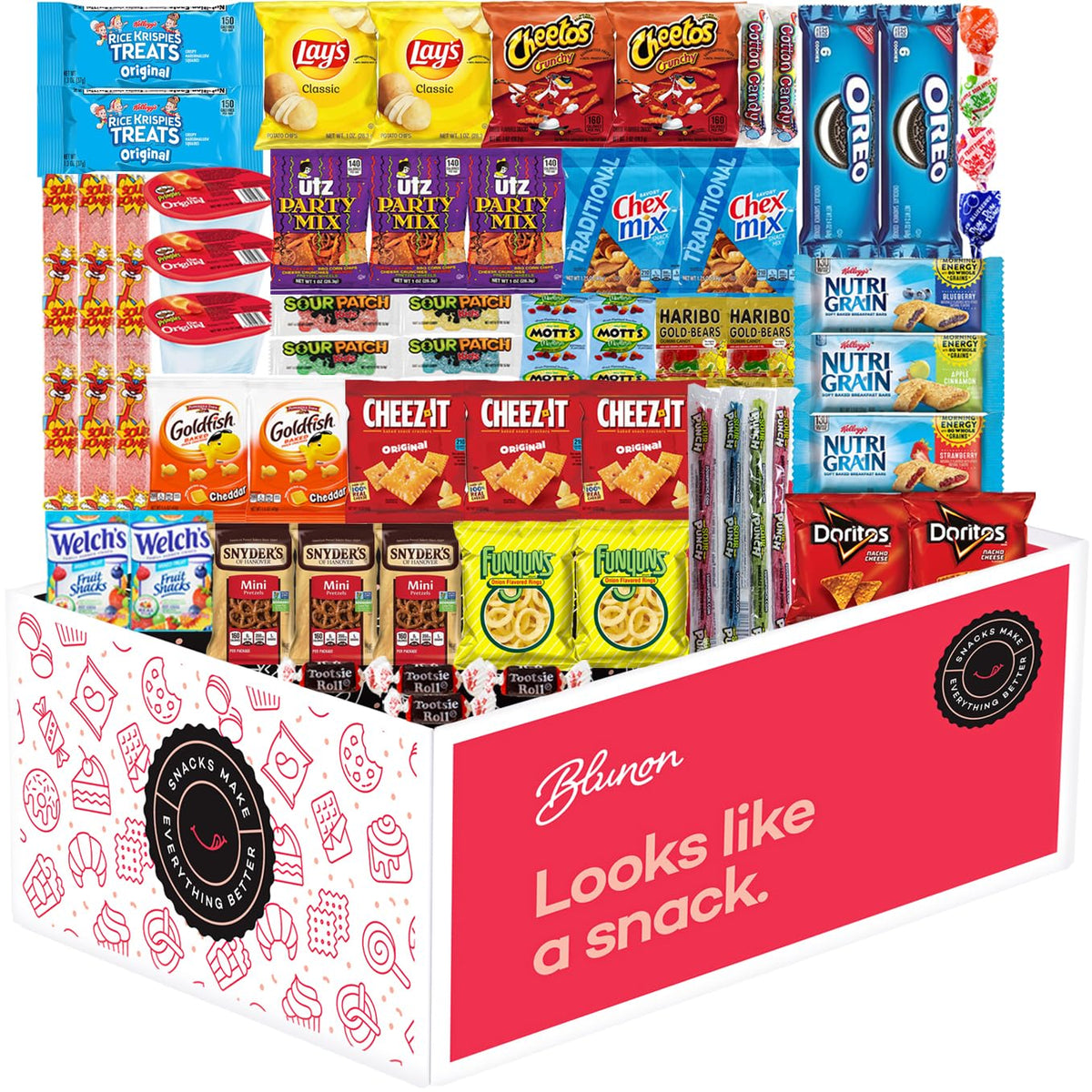 Blunon individually wrapped snack packs ideal for lunchboxes and travel