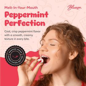 Blunon Peppermint Puffs topping dessert ideas with ice cream or cocoa
