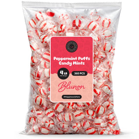 Blunon Peppermint Puffs individually wrapped mints for precise portions