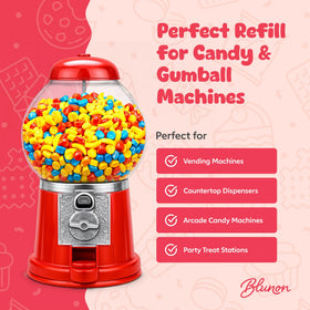 Blunon resealable bag maintains crisp fruit candies over time.