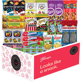 Blunon gift-ready snack box - colorful assortment, perfect for birthdays or college students