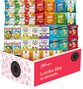 Blunon snacks variety gift-ready pack, ideal care package option.