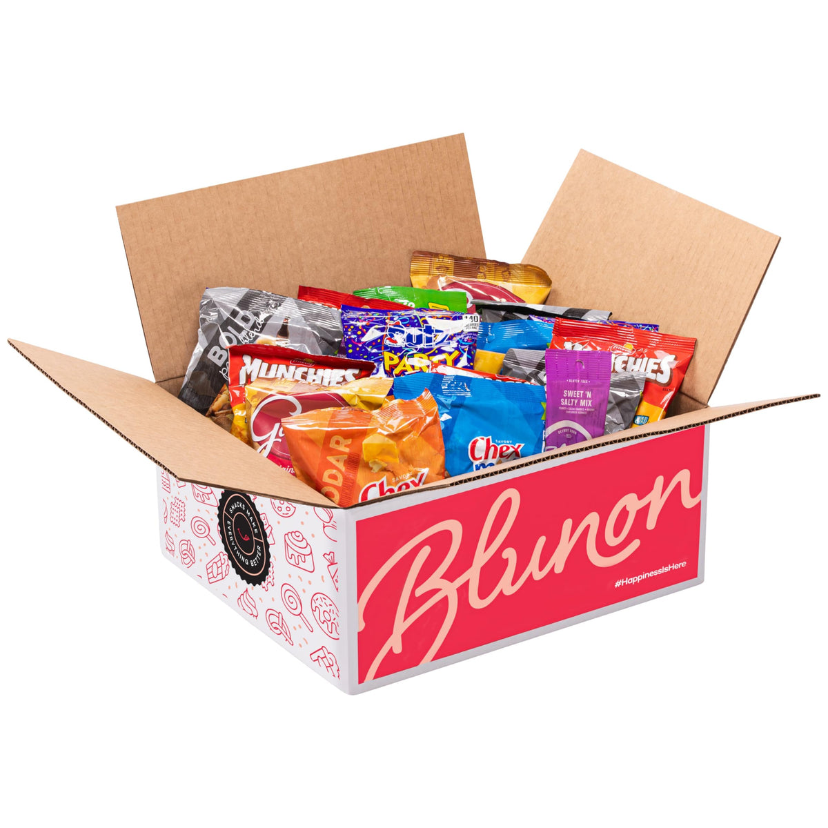Blunon gift box with 32 packs is great for gifting or care packages.