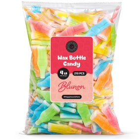 Blunon Wax Bottle Candy premium ingredients support a satisfying, nostalgic treat.