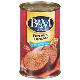 B&M Brown Bread Original packaging front, a convenient pantry staple for quick meals.
