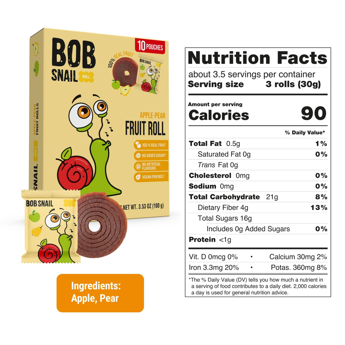 Five inner cartons inside the 500g Bob Snail box.