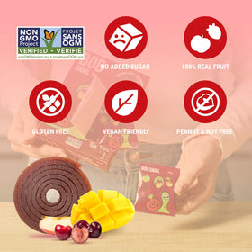 500g family pack of Bob Snail fruit roll-ups with 50 rolls