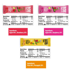 Bob Snail pear pineapple bars showcase fruity flavor and on-the-go appeal.