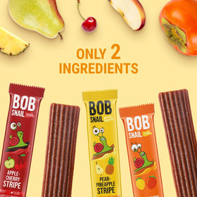 Bob Snail persimmon fruit leather delivers juicy sugar free bite