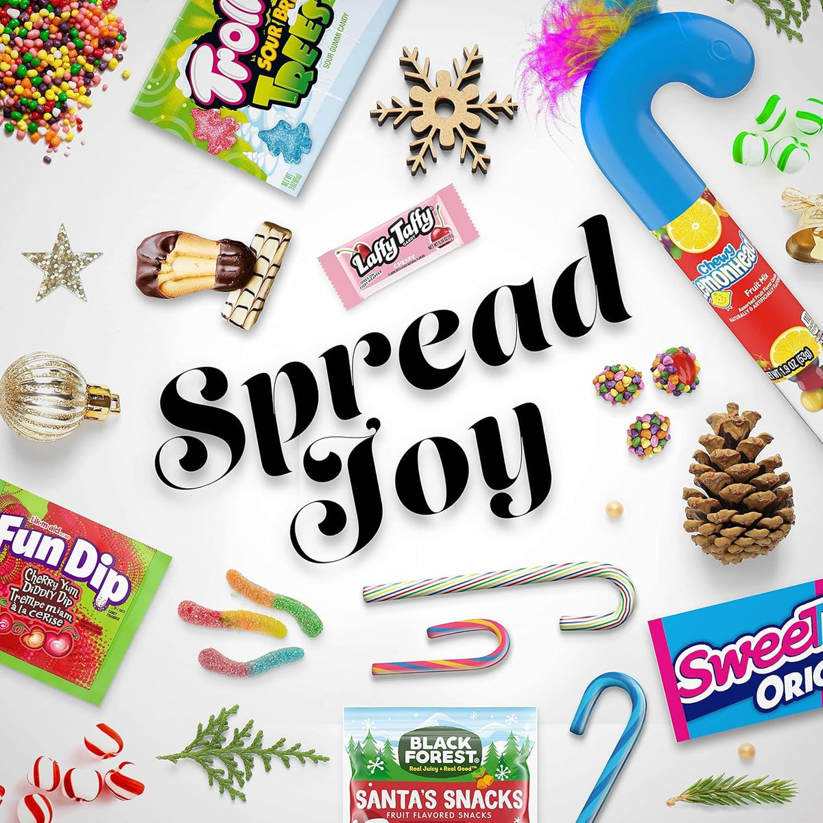 Bob's Sweet Stripes gift-ready peppermint candy, great for party favors.