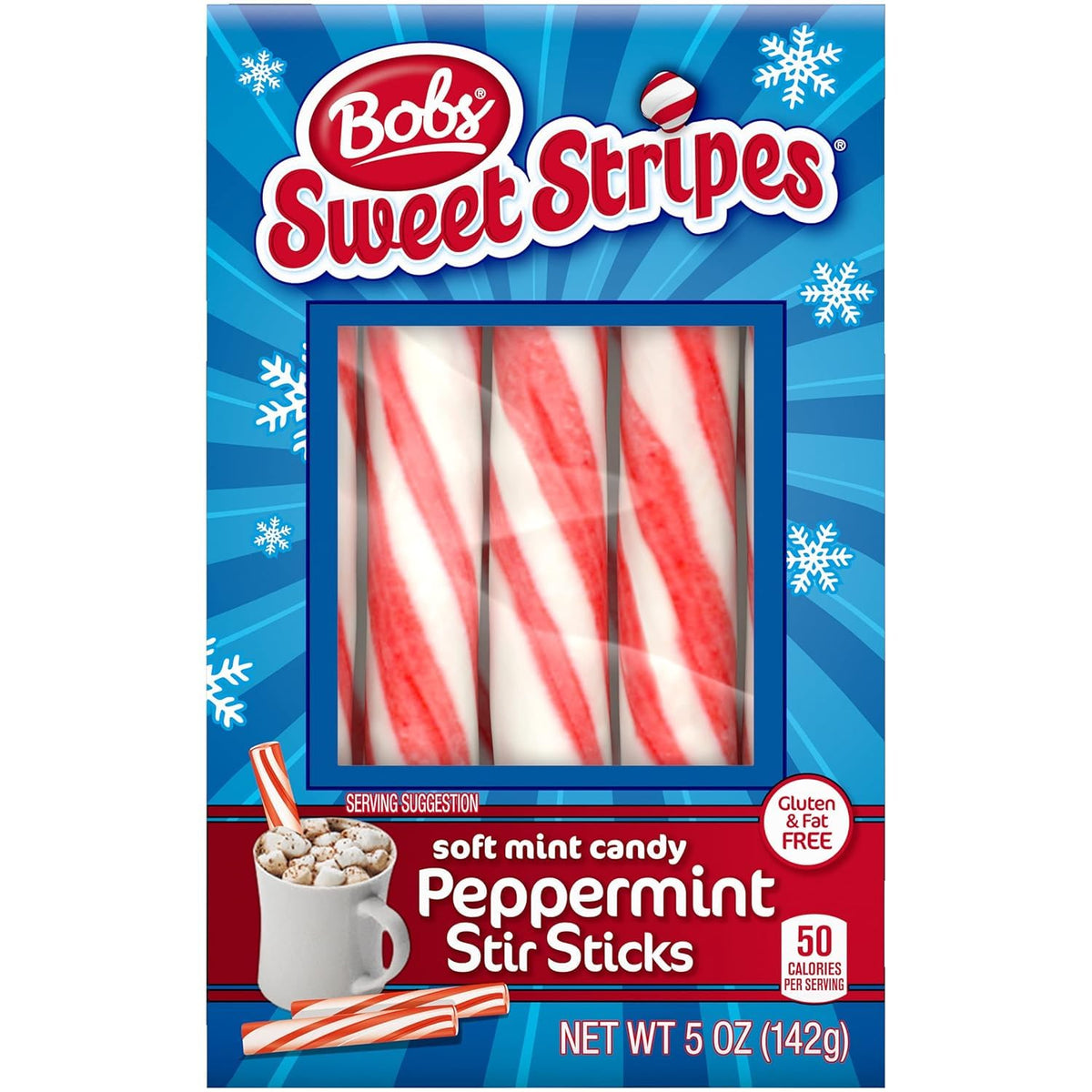 Bob's Sweet Stripes minty candy, a year-round treat option.