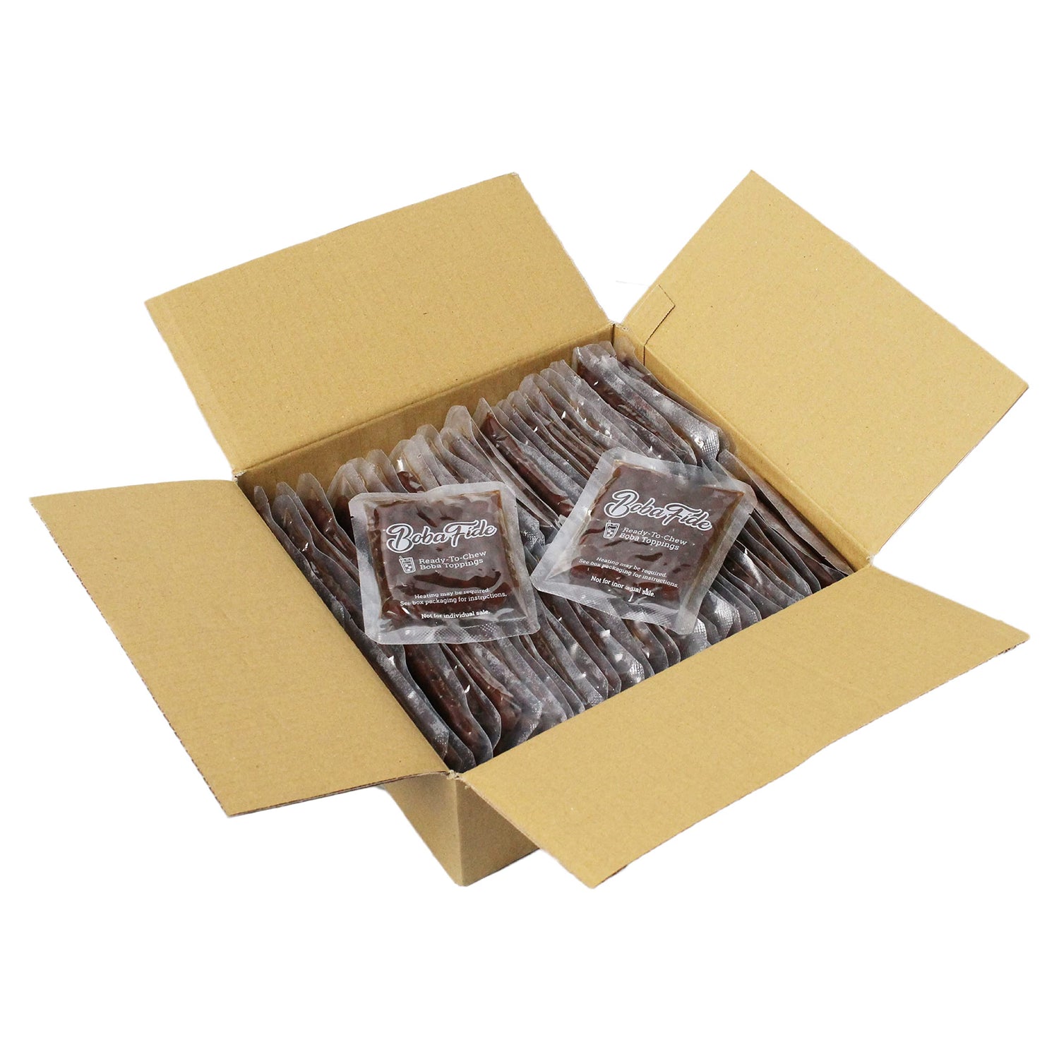 Boba Fide instant brown sugar boba pearls bulk for quick bubble tea.